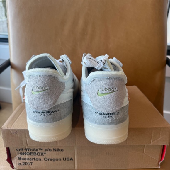 Nike Air Force 1 Low White Sneakers - Picture 10 of 10